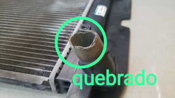 CONDENSADOR TOYOTA COROLLA 1.8 2002 A 2008 COM DETALHE