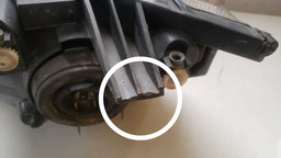 FAROL DIREITO FORD ECOSPORT 2011 2012 COM DETALHE