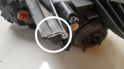 FAROL DIREITO FORD ECOSPORT 2011 2012 COM DETALHE