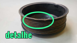 POLIA VIRABREQUIM VW FOX 1.6 2017 2018 COM DETALHE