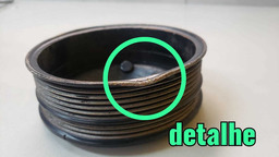 POLIA VIRABREQUIM VW FOX 1.6 2017 2018 COM DETALHE