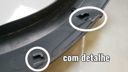 MOLDURA RODA TRASEIRA E. FIAT STRADA 2014 A 2020 C/DETALHE 