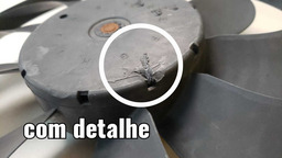 HÉLICE VENTOINHA C/ MOTOR VW FOX 1.0 2007