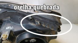 FAROL DIREITO GM CAPTIVA 2008 A 2015 COM DETALHE