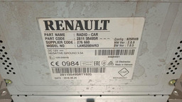 TELA MULTIMÍDIA RENAULT SANDERO 2013 - 2020 PRETO