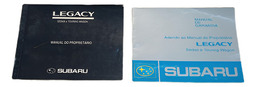 MANUAL PROPRIETÁRIO SUBARU LEGACY 1997