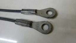 PAR CABO DE AÇO TAMPA TRASEIRA GM S10 2013 A 2016