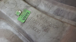 CALOTA DE RODA ARO 16 FIAT TORO 2015 A 2021 100217456  CINZA