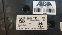 PAINEL INSTRUMENTOS VOLKSWAGEN GOLF TSI AUTOMÁTICO 1.4 2014 PRETO