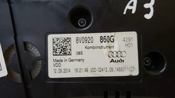 PAINEL INSTRUMENTOS AUDI A3 2013 A 2016 COM DETALHE