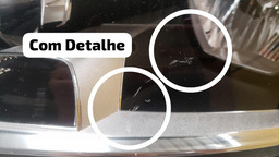 FAROL ESQUERDO VW GOLF TSI 2014 A 2019 COM DETALHE