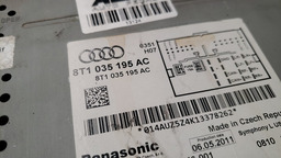 RADIO CD PLAYER AUDI A4 2010 A 2012 8T1035195AC