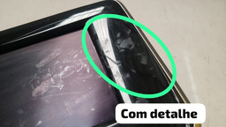 TELA MULTIMÍDIA MERCEDES B200 2012 A 2018 COM DETALHE PRETO