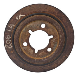 POLIA VIRABREQUIM PEUGEOT 206 1.4 FLEX 2007 2008