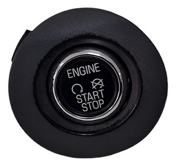 Botão Start Stop Ford Edge 2012 A 2014 Preto