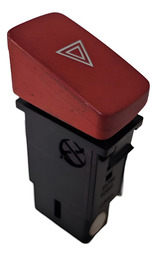 Botão Pisca Alerta Hyundai Tucson 2009 A 2012 (3) Vermelho