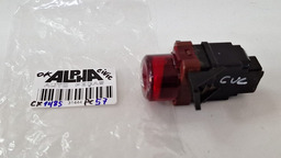 BOTÃO MOLDURA PISCA ALERTA HONDA CIVIC 2012 2013 VERMELHO