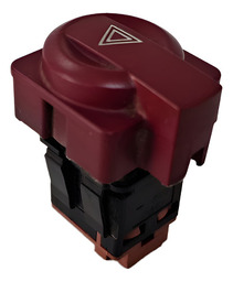 BOTÃO PISCA ALERTA CITROEN C4 2008 2009 (1) VERMELHO