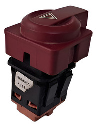 BOTÃO PISCA ALERTA CITROEN C4 2008 2009 VERMELHO