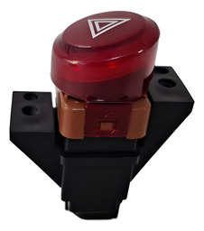 BOTÃO PISCA ALERTA HONDA CIVIC 2012 2013 (1) VERMELHO