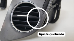 MOLDURA PAINEL CENTRAL VW TIGUAN 2009 A 2015 COM DETALHE
