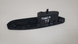 MOLDURA BOTÃO PUXADOR INTERNO T E NISSAN MARCH 2012 A 2019