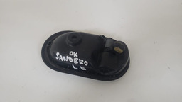 MAÇANETA INTERNA DIANTEIRA E RENAULT SANDERO 2007 A 2014 CINZA-ESCURO