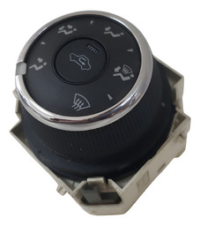 Botão Regulagem Ar Condicionado Toyota Corolla 2015 A 2019 Preto