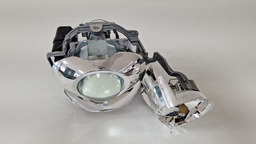 ESTRUTURA FAROL  CITROEN C4 PALLAS 2008 2009 2010 2011 PRATEADO