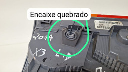 LANTERNA TRASEIRA DIREITA BMW X3 2011 2012 A 2017 (CANTO)