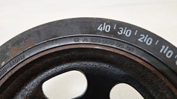 POLIA VIRABREQUIM MERCEDES C180 1.8 2007 2008 KOMPRESSOR