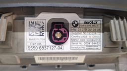 TELA MULTIMIDIA RADIO BMW X3 2012 A 2017 PRETO