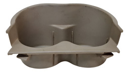 Porta Copo Console Fiat Linea Punto 2010 2011 2012 2013 2014 Bege