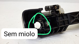 MAÇANETA EXTERNA DIANTEIRO ESQUERDO HB20 2012 A 2018 (2) PRATEADO DIANTEIRA