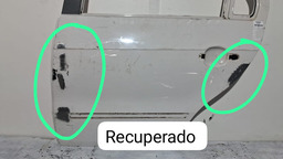 PORTA TRASEIRA ESQUERDA VW GOL G5/G6/G7 2008 A 2019 DETALHE ESQUERDO BRANCO