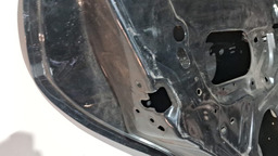 PORTA TRASEIRA ESQUERDA GM CELTA 2000 A 2014 COM DETALHE ESQUERDO PRETO