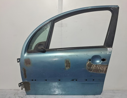 PORTA DIANTEIRA ESQUERDO CITROEN C3 2002 A 2012 COM DETALHE AZUL