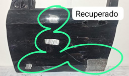 PORTA DIANTEIRA ESQUERDO FORD KA 2014 A 2021 COM DETALHE PRETO