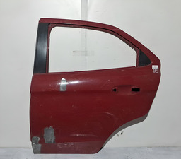 PORTA TRASEIRA ESQUERDA FORD KA 2015 A 2021 COM DETALHE ESQUERDO VERMELHO