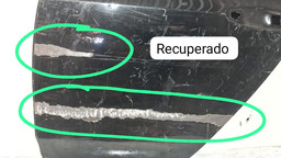 PORTA TRASEIRA ESQUERDA HONDA CITY 2008 A 2014 COM DETALHE ESQUERDO PRETO