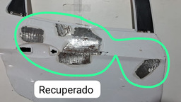 PORTA TRASEIRA DIREITA FORD ECOSPORT 2013 A 2020 COM DETALHE BRANCO