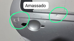 PORTA TRASEIRA DIREITA FIAT PALIO 2008 A 2013 COM DETALHE DIREITO PRATEADO