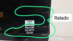 PORTA TRASEIRA DIREITA HYUNDAI SONATA 2011 A 2014 C/ DETALHE PRETO