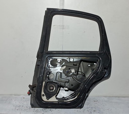 PORTA TRASEIRA DIREITA CITROEN C3 2002 A 2013 COM DETALHE DIREITO PRETO