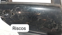PORTA TRASEIRA DIREITA CITROEN C3 2002 A 2013 COM DETALHE DIREITO PRETO