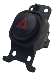 BOTÃO PISCA ALERTA NISSAN FRONTIER 2005 A 2015 PRETO