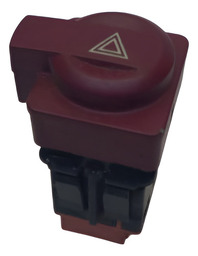 BOTÃO PISCA ALERTA CITROËN C4 PALLAS 2008 A 2013 VINHO