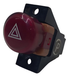 BOTÃO PISCA ALERTA HONDA NEW CIVIC 2007 A 2011 VERMELHO