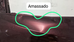 PORTA TRASEIRA DIREITA HONDA HRV 2015 A 2020 COM DETALHE DIREITO VERMELHO