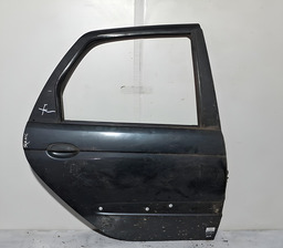 PORTA TRASEIRA DIREITA RENAULT MEGANE 1998 A 2005 C/DETALHE  DIREITO PRETO